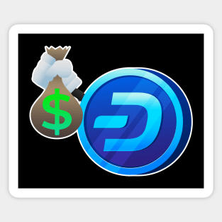 Dash Digital Cash - Dashy Money Bag Sticker